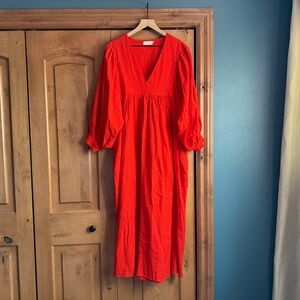 RHODE Bobby Tunic Dress – Fiery Red – Size M/L